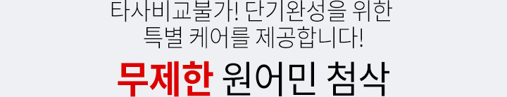 무제한 원어민 첨삭 - 타사비교불가! 파이널 프리패스 한정 특별케어