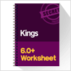 kings 6.0+ Worksheet