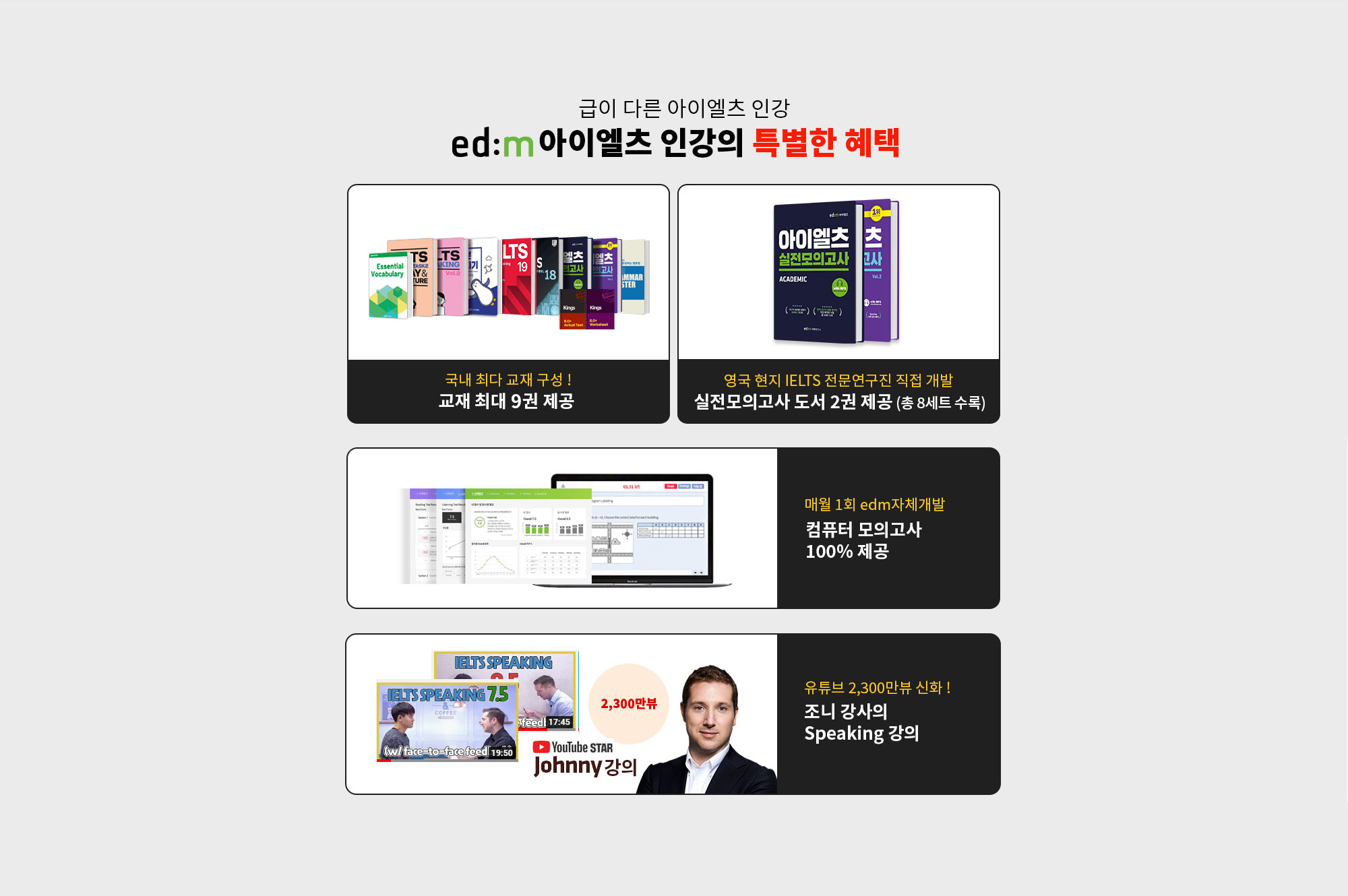 급이 다른 아이엘츠 공부 시작, edm아이엘츠 인강의 특별한 혜택